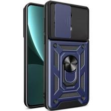 Ударопрочный чехол Camshield Serge Ring для Xiaomi Redmi Note 13 Pro 4G / 14s / Poco M6 Pro 4G – Синий