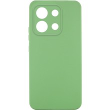 Чехол TPU GETMAN Liquid Silk Full Camera для Xiaomi Redmi Note 13 Pro 4G – Зеленый