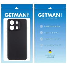 Чохол TPU GETMAN Liquid Silk Full Camera для Xiaomi Redmi Note 13 Pro 4G – Чорний