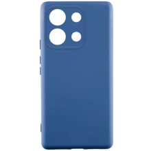 Чохол TPU GETMAN Liquid Silk Full Camera для Xiaomi Redmi Note 13 Pro 4G – Синій