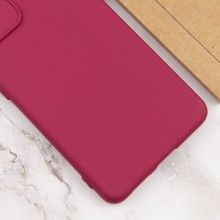 Чохол TPU GETMAN Liquid Silk Full Camera для Xiaomi Redmi Note 13 Pro 4G – Бордовий