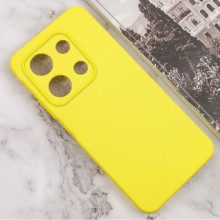 Чохол TPU GETMAN Liquid Silk Full Camera для Xiaomi Redmi Note 13 Pro 4G – Жовтий
