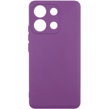 Чехол TPU GETMAN Liquid Silk Full Camera для Xiaomi Redmi Note 13 Pro 4G – Фиолетовый