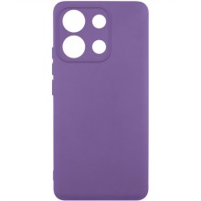 Чохол TPU GETMAN Liquid Silk Full Camera для Xiaomi Redmi Note 13 Pro 4G – Фіолетовий