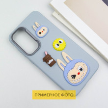 Чехол TPU Leather Toys для Xiaomi Redmi Note 13 Pro 4G / Poco M6 Pro 4G – Labubu