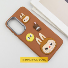 Чехол TPU Leather Toys для Xiaomi Redmi Note 13 Pro 4G / Poco M6 Pro 4G – Labubu