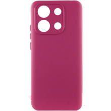 Чохол Silicone Cover Lakshmi Full Camera (AA) для Xiaomi Redmi Note 13 Pro 4G / Poco M6 Pro 4G – Бордовий