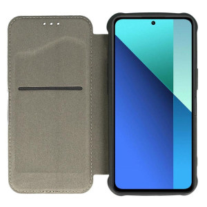 Кожаный чехол-книжка GETMAN Razor (PU) для Xiaomi Redmi Note 13 Pro 4G / Poco M6 Pro 4G – Blue