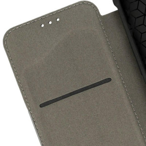 Кожаный чехол-книжка GETMAN Razor (PU) для Xiaomi Redmi Note 13 Pro 4G / Poco M6 Pro 4G – Blue