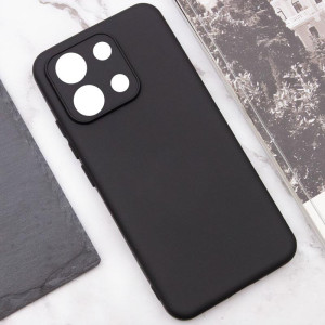 Чехол TPU GETMAN Liquid Silk Full Camera для Xiaomi Redmi Note 13 Pro 4G / Poco M6 Pro 4G / Note 14S – Черный