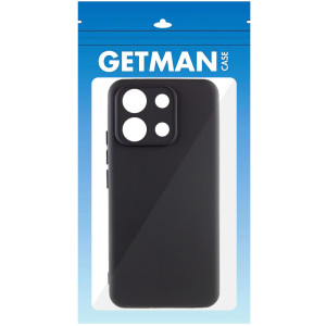 Чехол TPU GETMAN Liquid Silk Full Camera для Xiaomi Redmi Note 13 Pro 4G / Poco M6 Pro 4G / Note 14S – Черный
