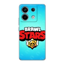 Чехлы Brawl Stars для Xiaomi Redmi Note 13 Pro (4G) (AlphaPrint) – Лого Бравл Старс