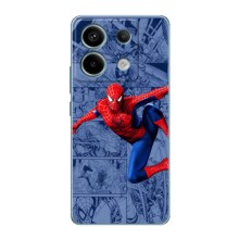 Силиконовый Чехол для Xiaomi Redmi Note 13 Pro (Человек Паук)