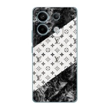 Чехол Стиль Louis Vuitton на Xiaomi Redmi Note 13 Pro (4G) (LV на белом)