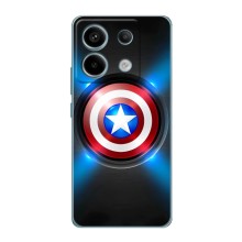 Чехол с Щитом Капитана Америки на Xiaomi Redmi Note 13 Pro – Яркий Щит Капитана