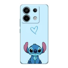 Чехол с рисунком Стич для Xiaomi Redmi Note 13 Pro – Голубой Стич