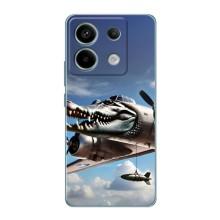 Чехол с мемом Тралалело тралала на Xiaomi Redmi Note 13 Pro (Бомбардиро крокодило)