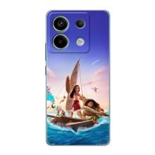 Чехол с мультфильмом Моана Xiaomi Redmi Note 13 Pro (Моана и Мауи)