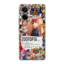 Чехол Зоотрополіс на Xiaomi Redmi Note 13 Pro – Коллаж Зоо