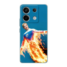 Чехол с принтом Фантастическая четверка для Xiaomi Redmi Note 13 Pro – Человек-Факел