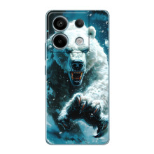 Чехол с картинкой «Хищники» для Xiaomi Redmi Note 13 Pro – Медведь