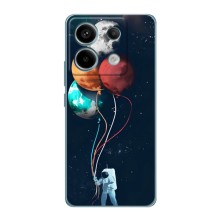 Космические Чехлы для Редми Нот 13 Про (4G) (VPrint) (Планеты шарики)