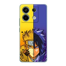 Купить Чохли на телефон з принтом Anime для Редмі Нот 13 Про (4G) – Naruto Vs Sasuke