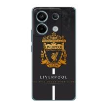 Силіконові Чохли з принтом Футбол на Xiaomi Redmi Note 13 Pro (4G) – Liverpool