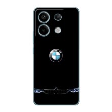 Силиконовый бампер с картинкой машины на Xiaomi Redmi Note 13 Pro (4G) – Черный BMW
