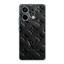 Текстурный Чехол Louis Vuitton для Редми Нот 13 Про (4G) (Черный ЛВ)