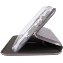 Кожаный чехол (книжка) Classy для Xiaomi Redmi Note 13 4G – Серый
