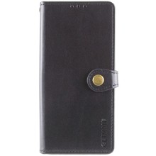 Кожаный чехол книжка GETMAN Gallant (PU) для Xiaomi Redmi Note 13 4G – Черный