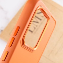TPU чехол Bonbon Metal Style для Xiaomi Redmi Note 13 4G – Оранжевый