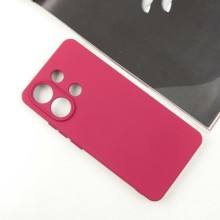 Чохол Silicone Cover Lakshmi Full Camera (A) для Xiaomi Redmi Note 13 4G – Бордовий