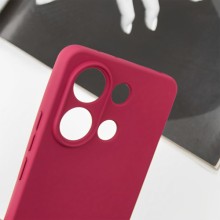 Чохол Silicone Cover Lakshmi Full Camera (A) для Xiaomi Redmi Note 13 4G – Бордовий