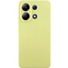 Чехол Silicone Cover Lakshmi Full Camera (AA) для Xiaomi Redmi Note 13 4G – Желтый