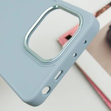 TPU чохол Bonbon Metal Style для Xiaomi Redmi Note 13 4G – Блакитний