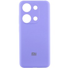 Чехол Silicone Cover Lakshmi Full Camera (AAA) with Logo для Xiaomi Redmi Note 13 4G (Сиреневый)