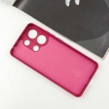 Чохол Silicone Cover Lakshmi Full Camera (A) для Xiaomi Redmi Note 13 4G – Бордовий