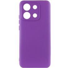 Чехол TPU GETMAN Liquid Silk Full Camera для Xiaomi Redmi Note 13 4G – Фиолетовый
