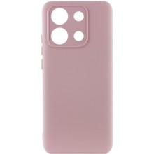 Чехол TPU GETMAN Liquid Silk Full Camera для Xiaomi Redmi Note 13 4G – Розовый