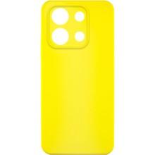 Чехол TPU GETMAN Liquid Silk Full Camera для Xiaomi Redmi Note 13 4G – Желтый