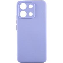 Чехол TPU GETMAN Liquid Silk Full Camera для Xiaomi Redmi Note 13 4G – Сиреневый