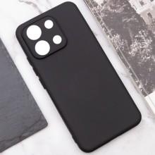 Чехол TPU GETMAN Liquid Silk Full Camera для Xiaomi Redmi Note 13 4G – Черный