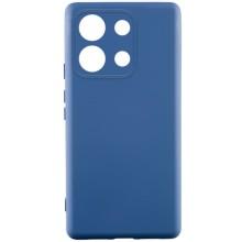 Чехол TPU GETMAN Liquid Silk Full Camera для Xiaomi Redmi Note 13 4G – Синий