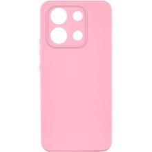 Чехол TPU GETMAN Liquid Silk Full Camera для Xiaomi Redmi Note 13 4G – Розовый