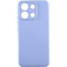 Чехол TPU GETMAN Liquid Silk Full Camera для Xiaomi Redmi Note 13 4G – Сиреневый
