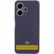 Чехол Silicone Cover Lakshmi Full Camera (AA) with logo для Xiaomi Redmi Note 13 4G – Синий