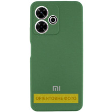 Чехол Silicone Cover Lakshmi Full Camera (AA) with logo для Xiaomi Redmi Note 13 4G – Зеленый