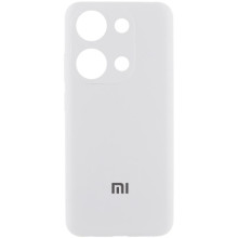 Чехол Silicone Cover Lakshmi Full Camera (AAA) with Logo для Xiaomi Redmi Note 13 4G (Белый)